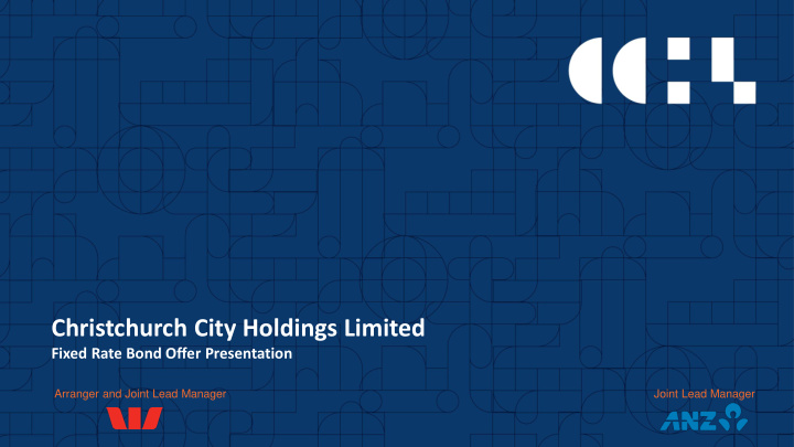 christchurch city holdings limited