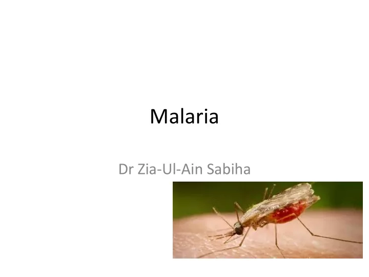 malaria