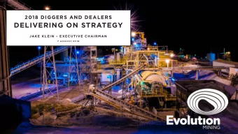 DELIVERING ON STRATEGY  JA K E  K L E I N  E X E C U T I V E  C H A I R M A N  7  A U G U S T  2