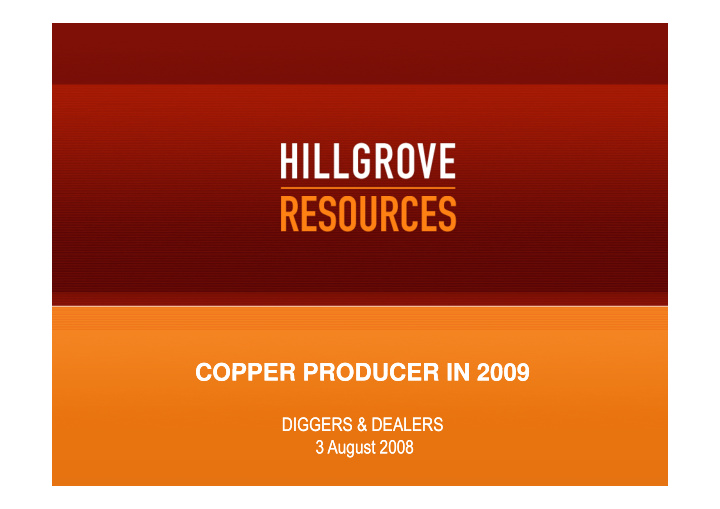 copper producer in 2009 copper producer in 2009 copper
