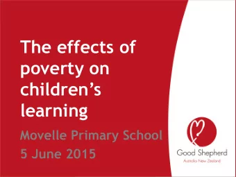 childrens  learning  Movelle Primary School  5 June 2015  Goals for the morning  By the end of