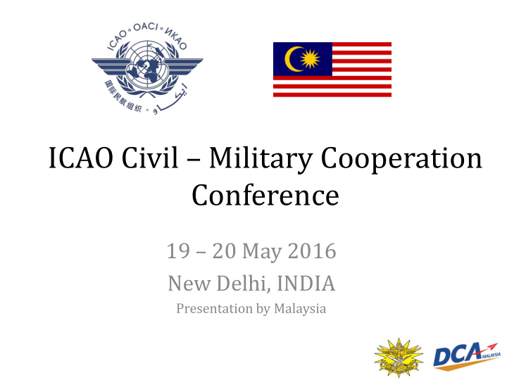 icao civil military cooperation conference