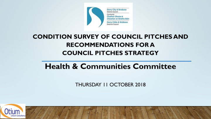 health communities committee