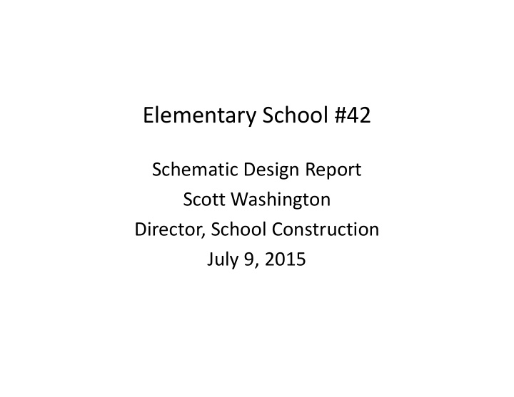 elementary school 42