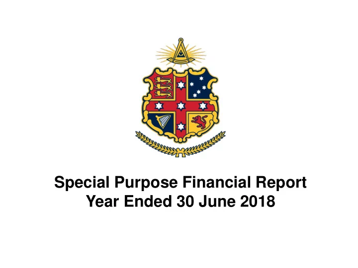 year ended 30 june 2018 uglv entities