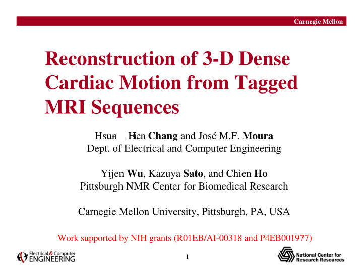 reconstruction of 3 d dense cardiac motion from tagged