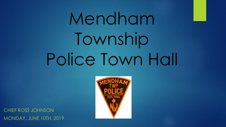 police town hall