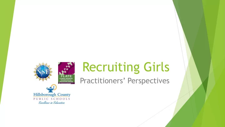 recruiting girls