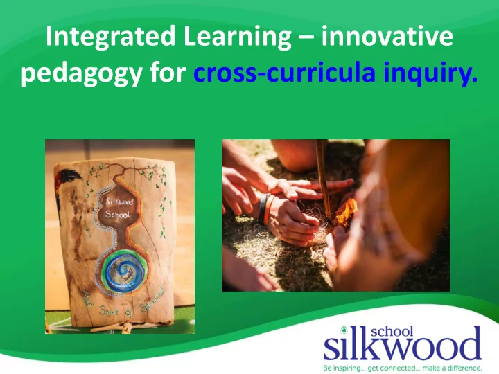 pedagogy for cross curricula inquiry traditional