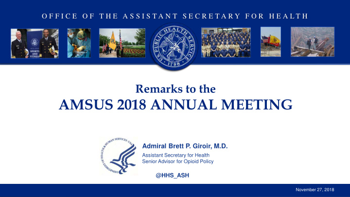 amsus 2018 annual meeting