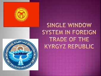 - analysis of administrative barriers in  foreign trade area;  - elaborating and accepting