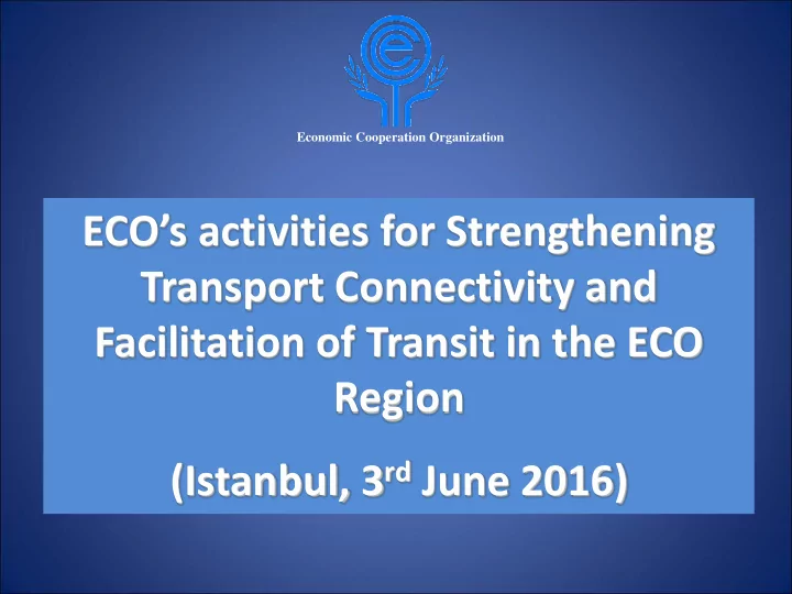 transport connectivity and