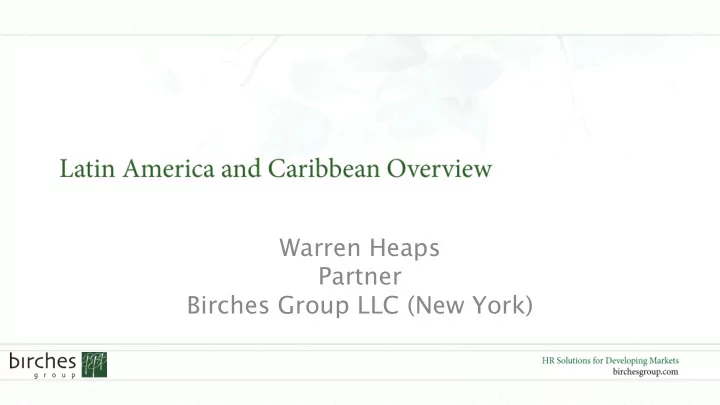 birches group llc new york
