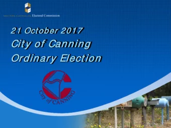 ary Elect ion  Post al Elect ions    Key dates    Nominating for election    Postal