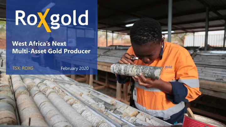 multi asset gold producer