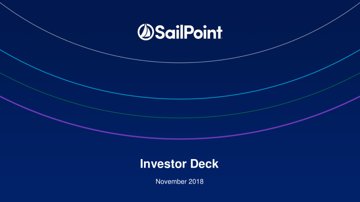 investor deck