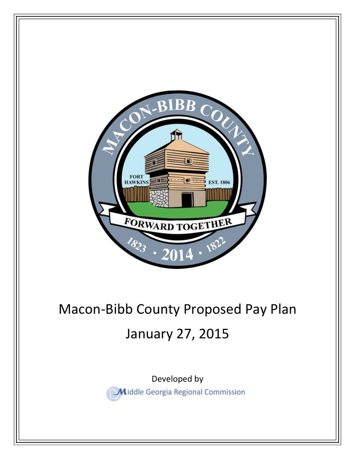 macon bibb county proposed pay plan january 27 2015