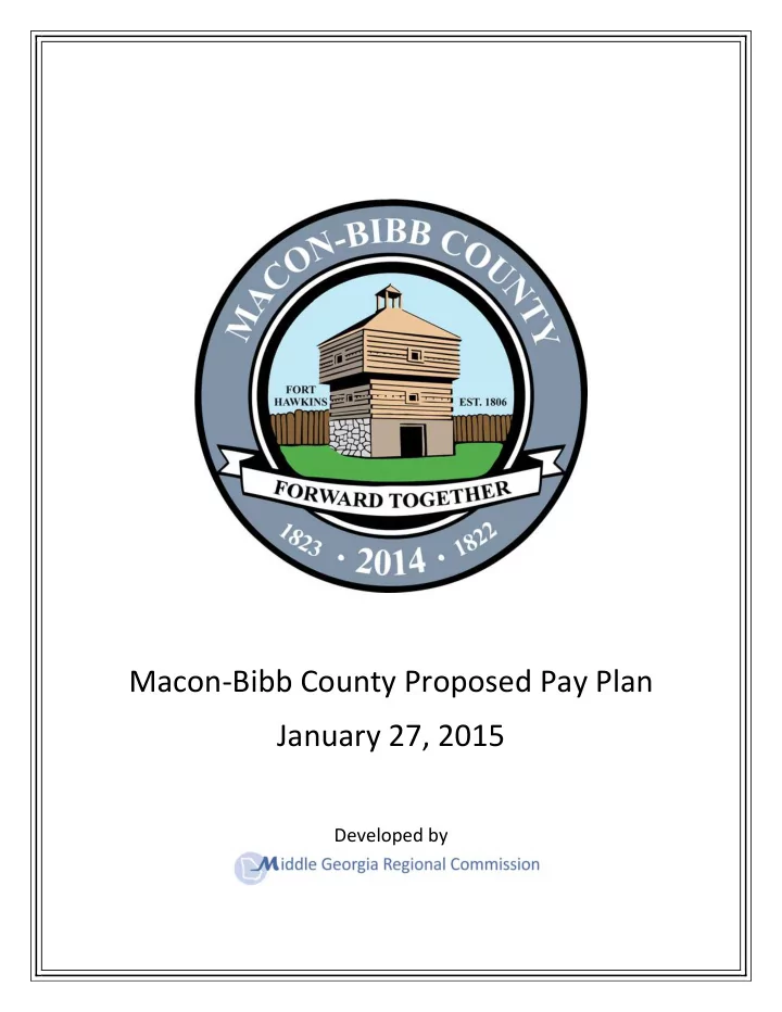 macon bibb county proposed pay plan january 27 2015