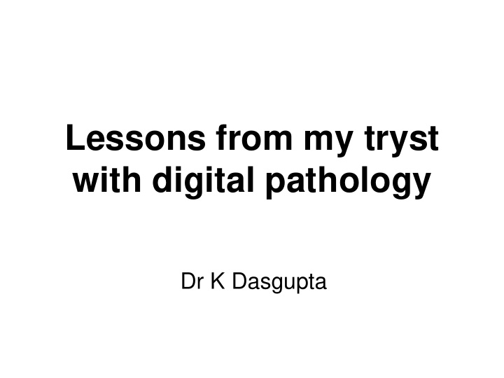 with digital pathology
