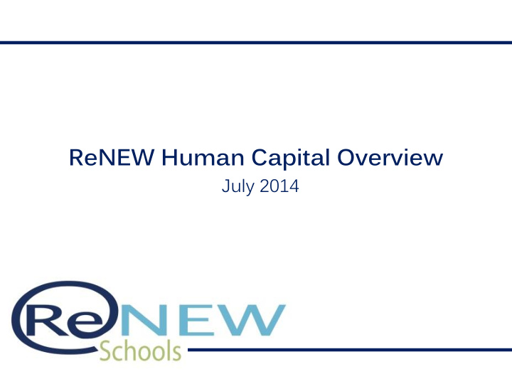 renew human capital overview