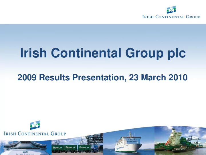 irish continental group plc
