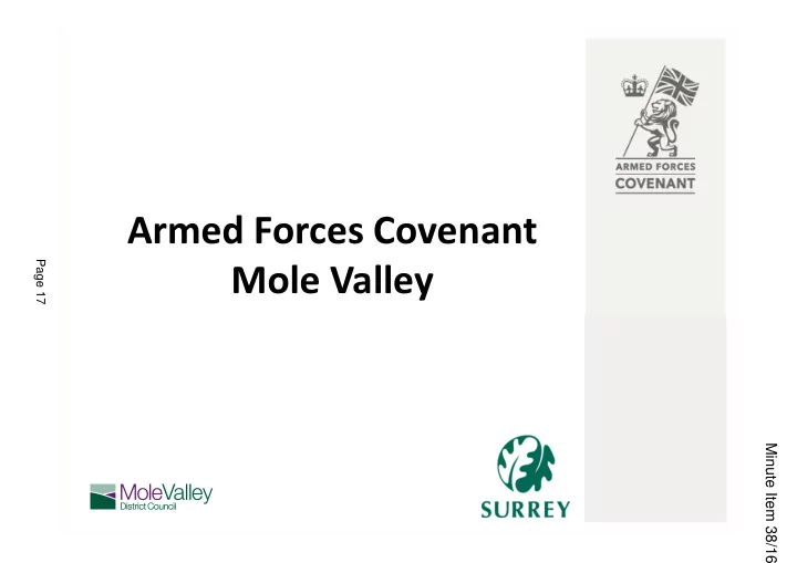 armed forces covenant