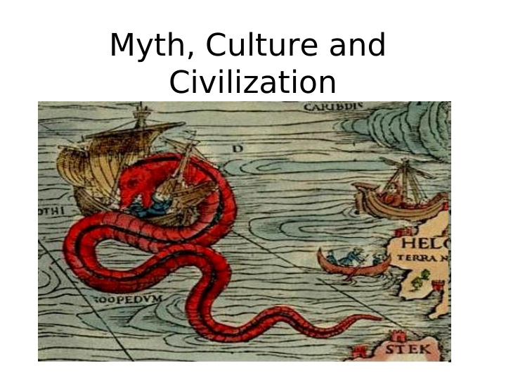 myth culture and civilization
