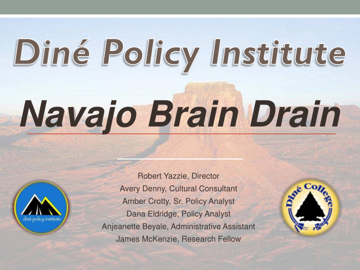 navajo brain drain