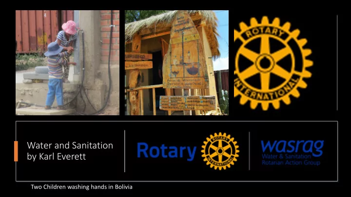 water and sanitation