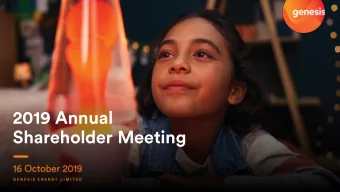 2019 Annual  Shareholder Meeting  Barbara Chapman  Agenda  Chair  Chief  Address  Executive