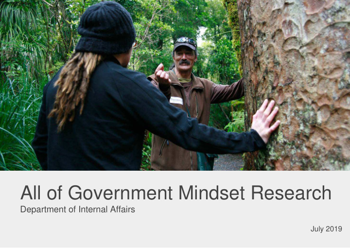 all of government mindset research