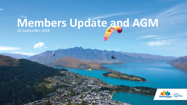 members update and agm