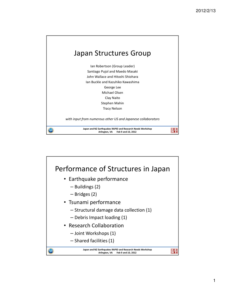 japan structures group