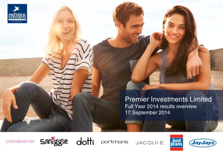 premier investments limited