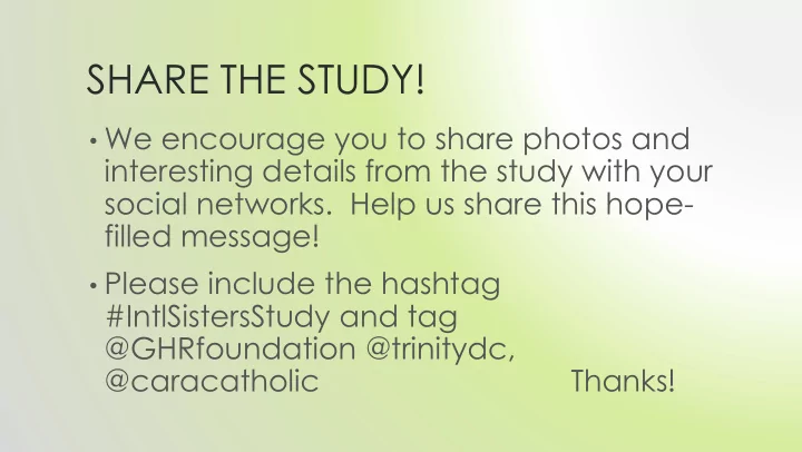 share the study