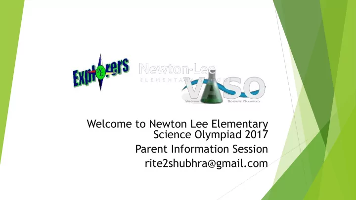 parent information session