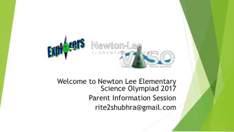 Parent Information Session  rite2shubhra@gmail.com What is VASO  Division A  It is a sister