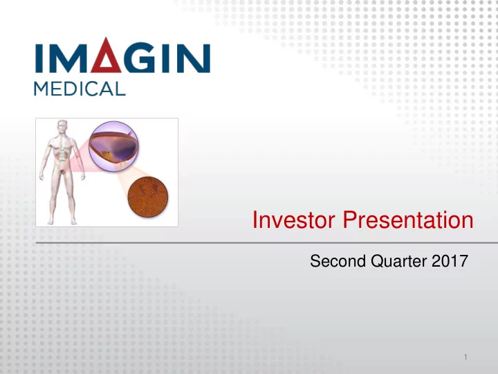 investor presentation