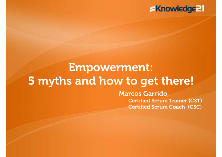 empowerment 5 myths and how to get there