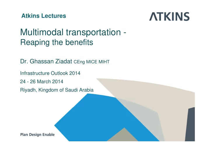 multimodal transportation