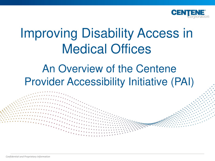 improving disability access in medical offices