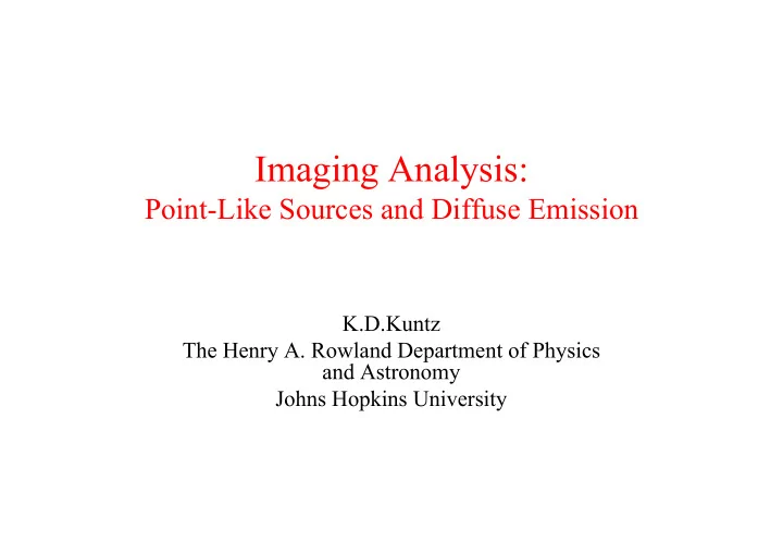 imaging analysis