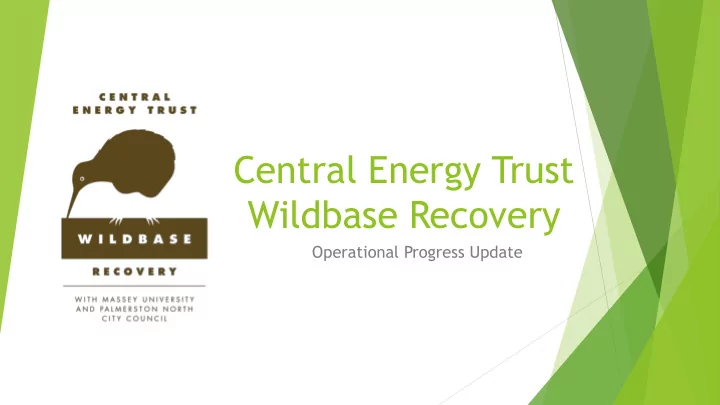 wildbase recovery