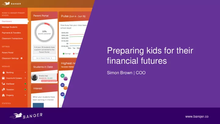 preparing kids for their