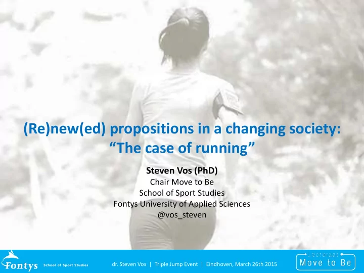 re new ed propositions in a changing society the case of
