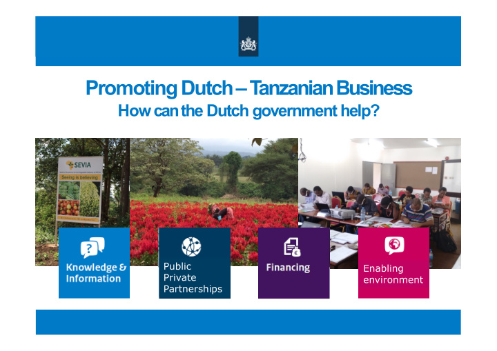 promotingdutch t anzanianbusiness