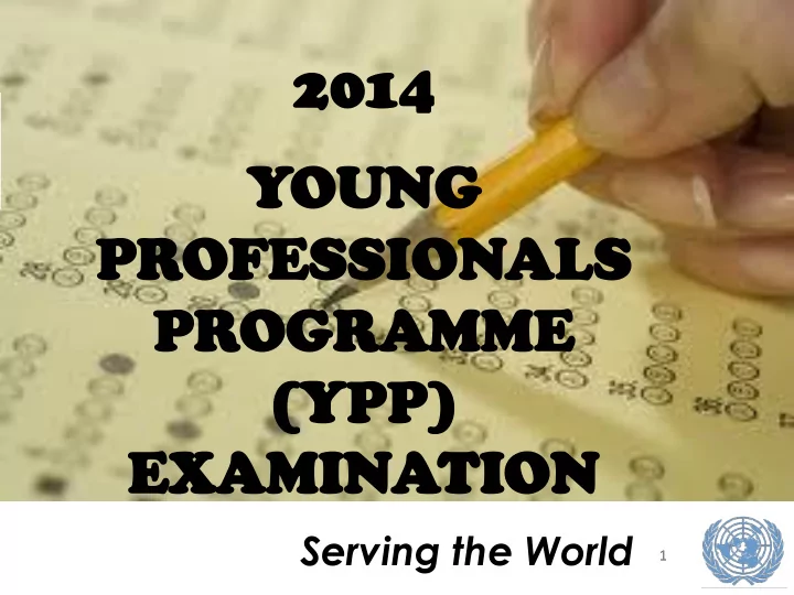 20 2014 4 youn oung g prof pr ofession essional als s