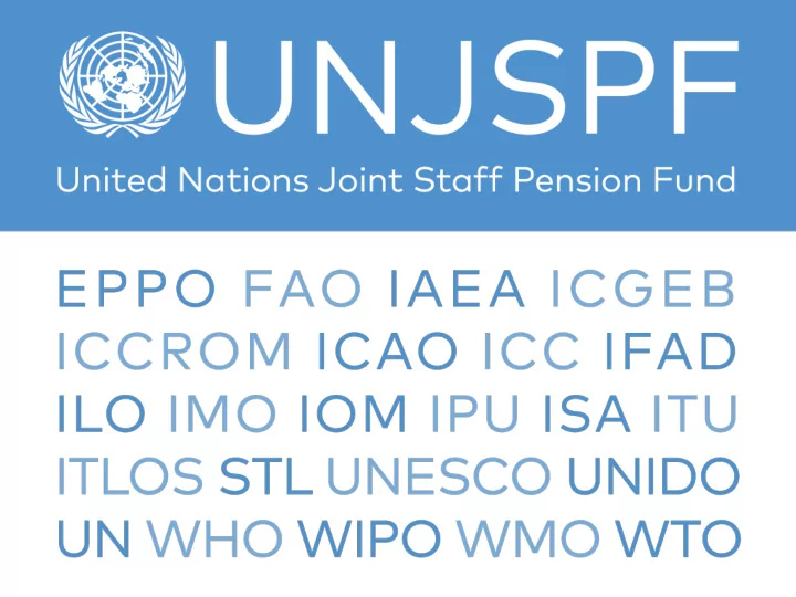 1 united nations joint staff pension fund