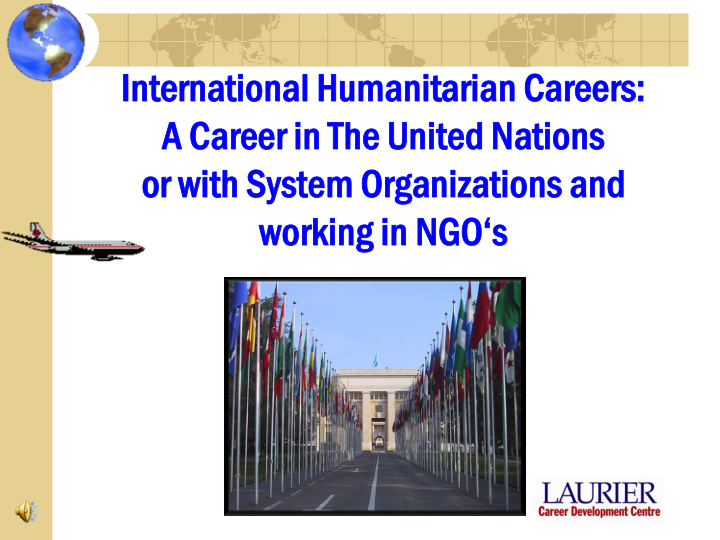 international humanitarian careers international
