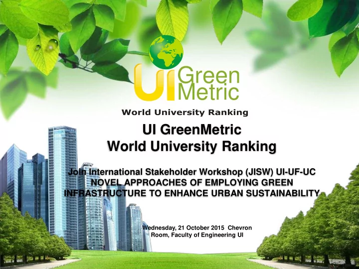 green metric
